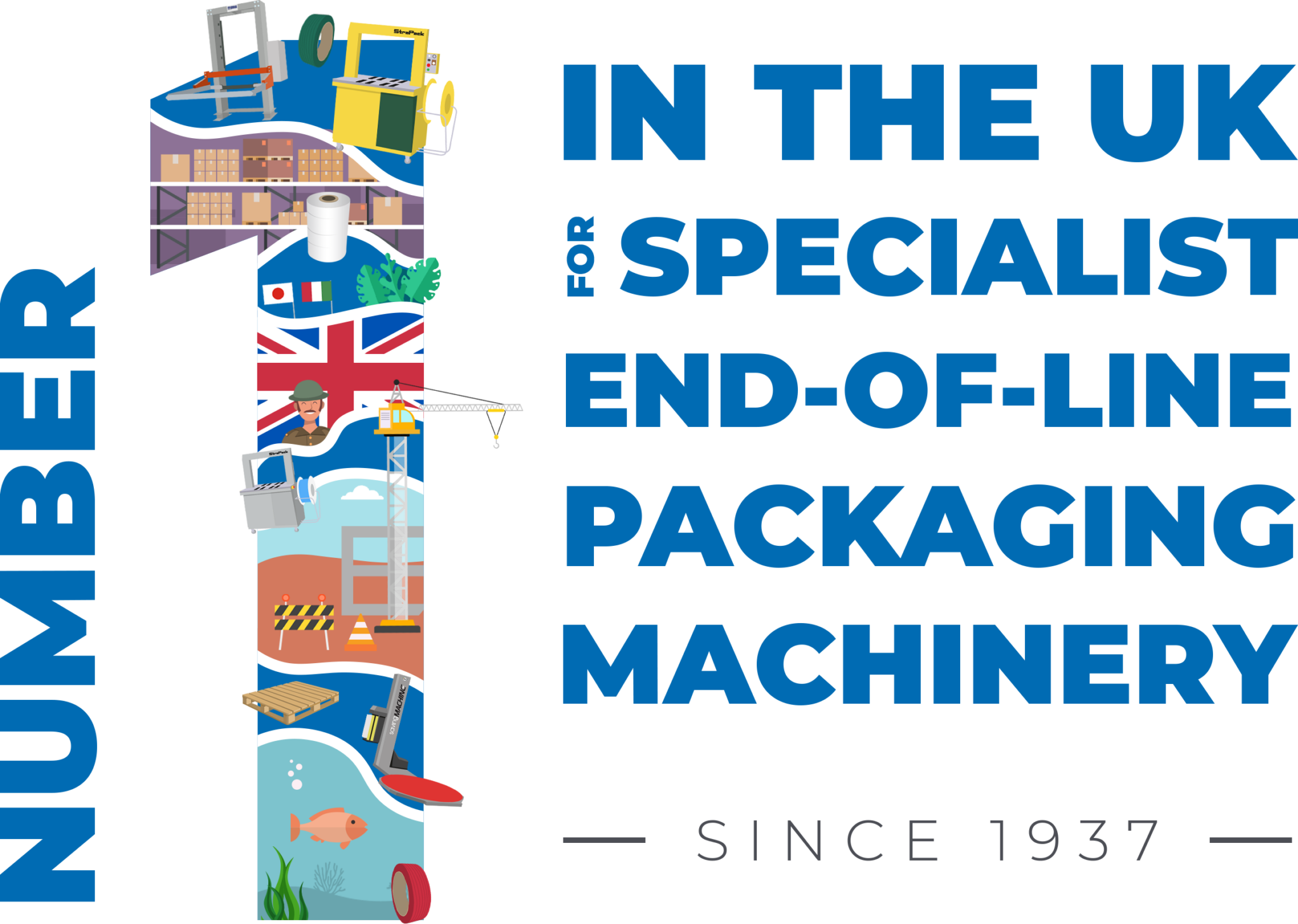 Number one in the UK for specialist end-of-line packaging machinery - since 1937