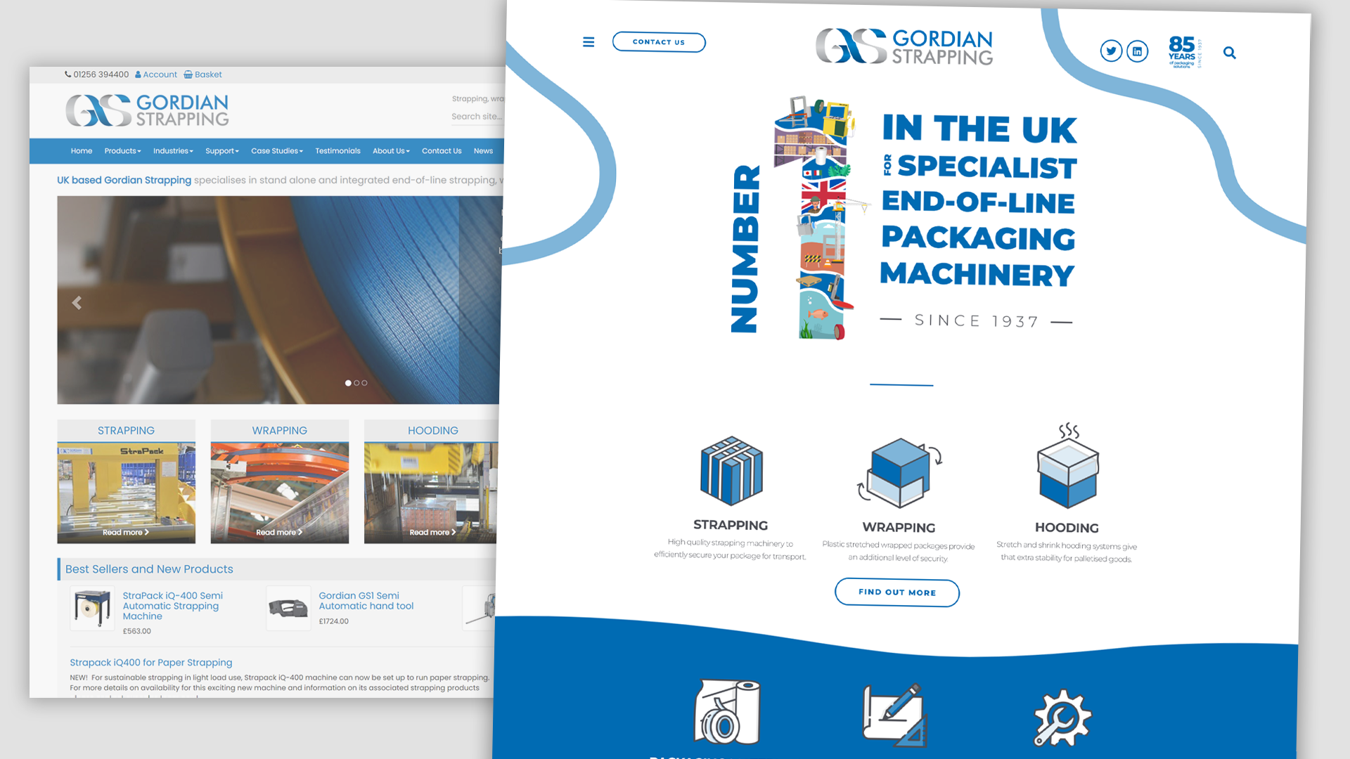 Brand New Website for Gordian Strapping